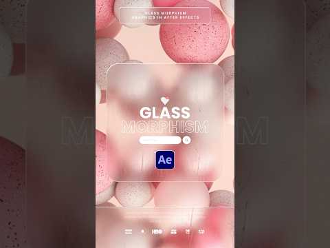 Make Cinematic Glass Motion Graphics in After Effects