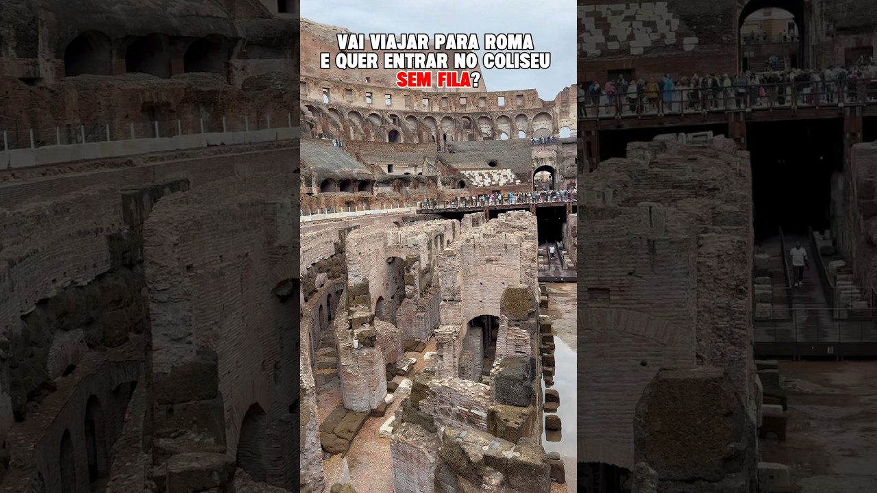 Coliseu sem Fila + Áudio Guia em Português 🏛️