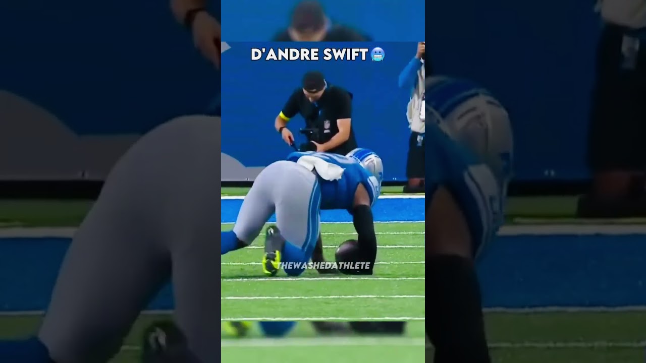 D’Andre Swift Scores a Stunning Touchdown! 🏈 #shorts