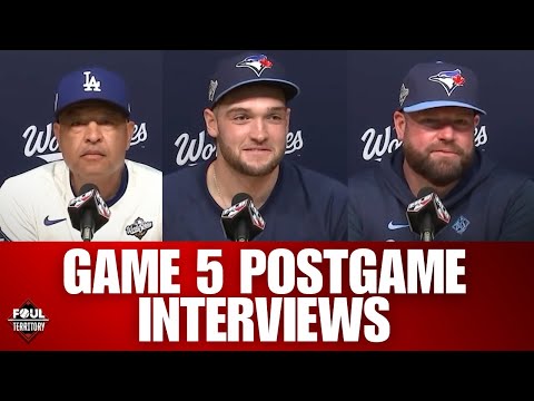 World Series Game 5 Postgame Interviews | Toronto Blue Jays vs Los Angeles Dodgers