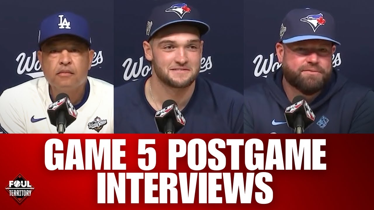 Postgame Insights: Dodgers vs Blue Jays Game 5 | Key Interviews with Managers & Star Player 🎙️