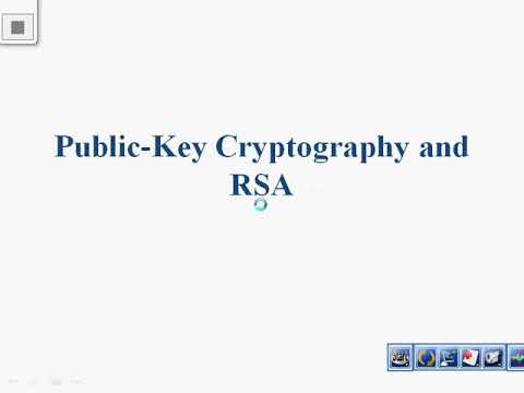 RSA public key cryptography algorithm with an example
