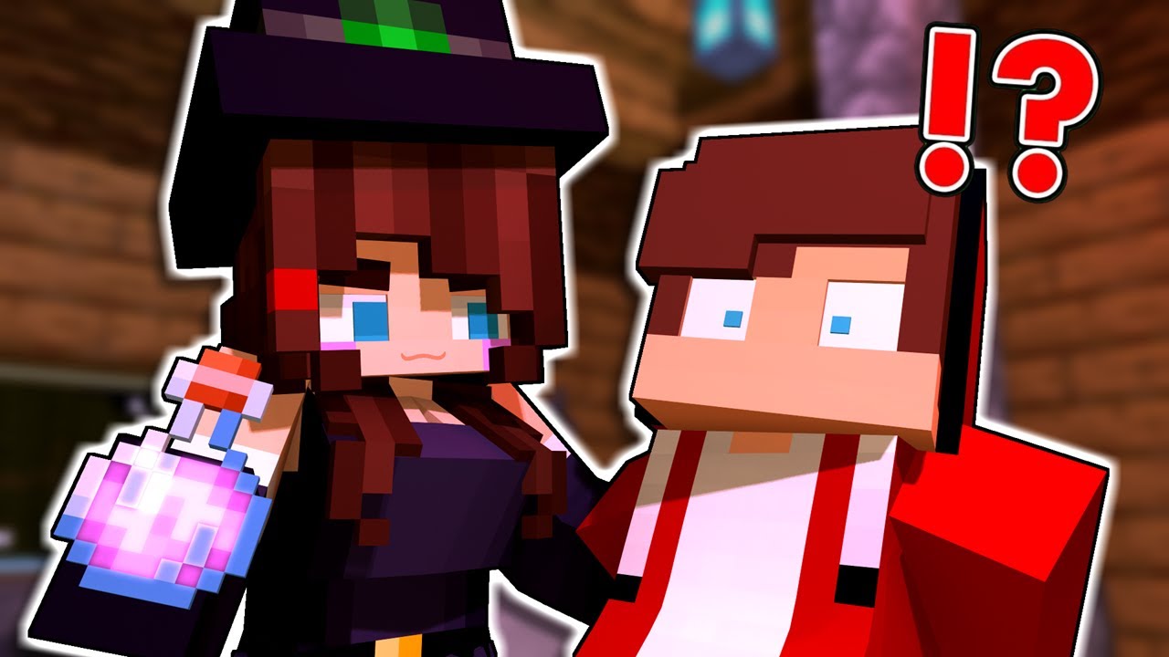 MAIZEN: JJ’s Sister Becomes a WITCH?! Minecraft Animation 🧙️