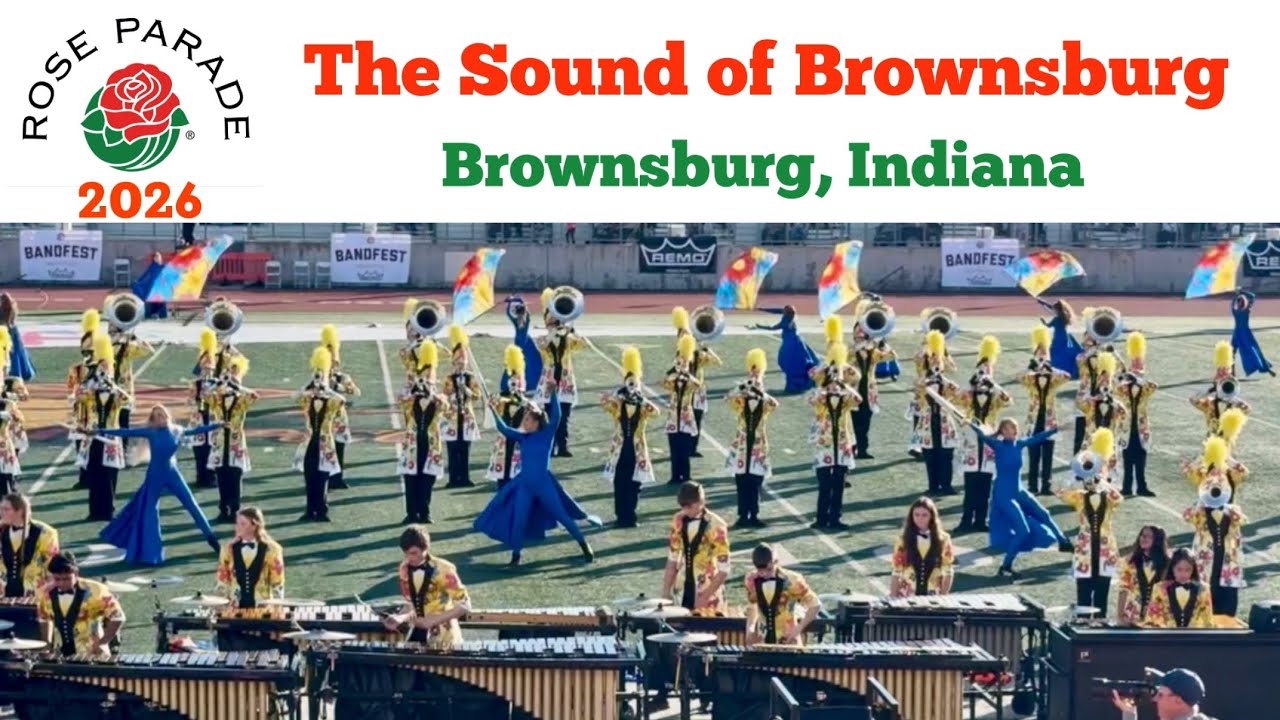 Rose Parade BAND FEST 2026 - Brownsburg Marching Band 🎶