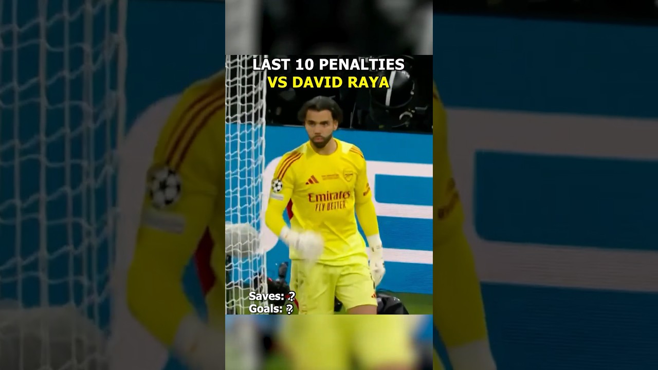 Last 10 Penalties vs DAVID RAYA
