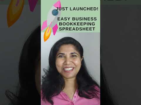 Easy Small Business Bookkeeping Spreadsheet | Income Expense Tracker | Profit & Loss Statement
