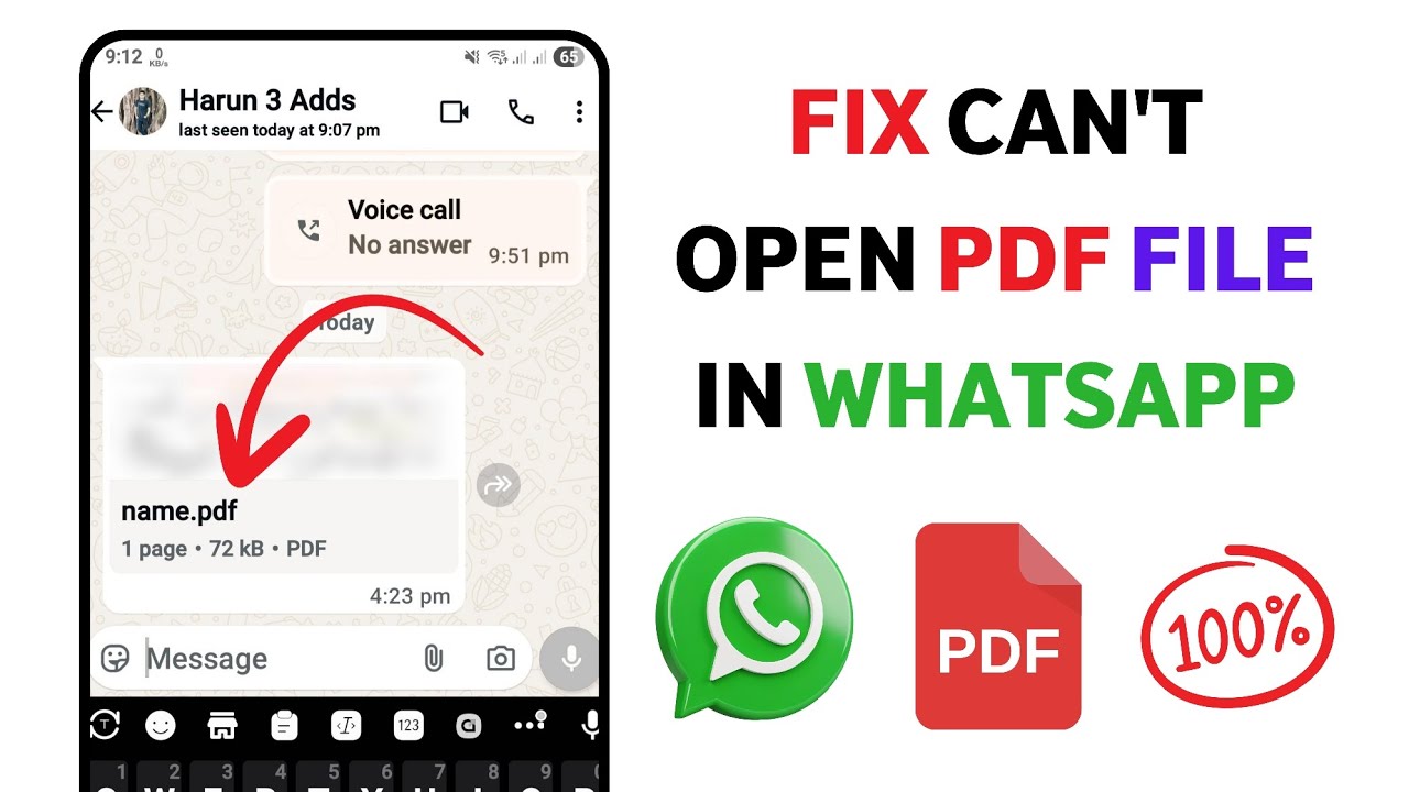 Troubleshooting WhatsApp PDF File Opening Issues in 2025