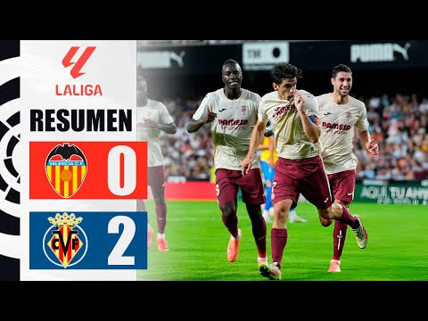 Valencia vs Villarreal 0-2 Resumen | LaLiga 2025-26