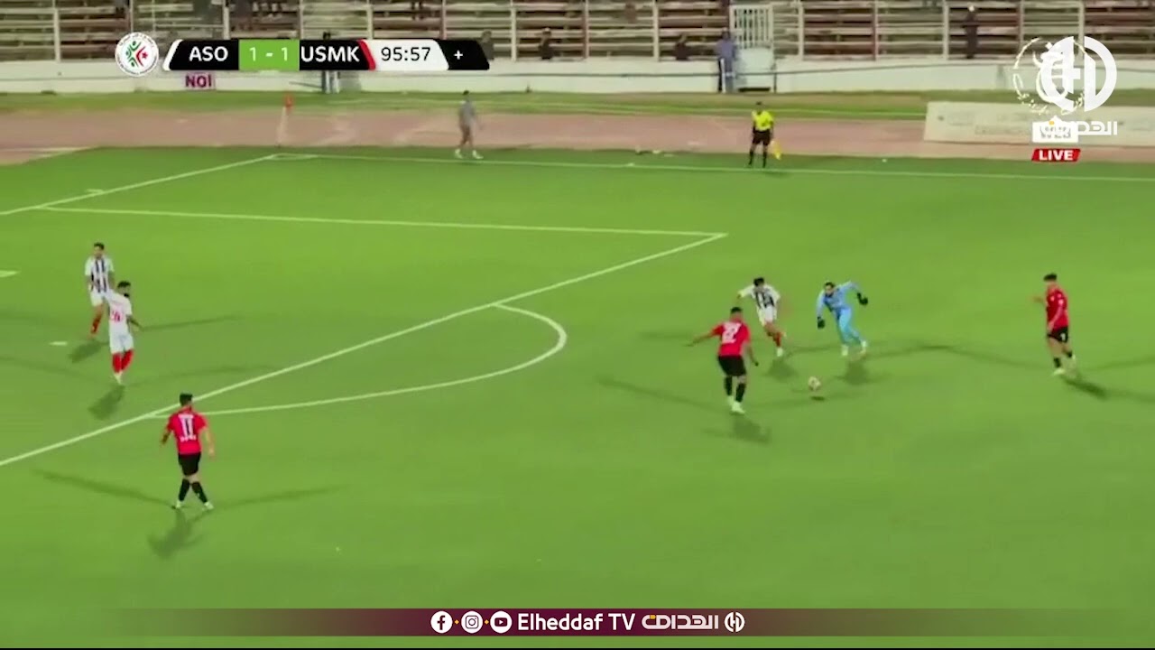هدف رائع من اتحاد خنشلة يُشعل المباراة ضد جمعية الشلف ⚽