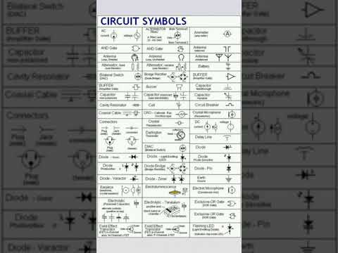 Symboles Électriques & Électrotechniques ⚡ #Shorts