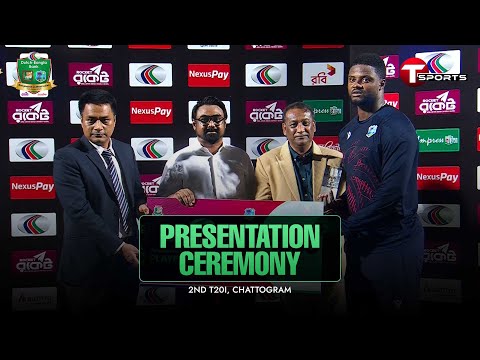 Post Match Presentation | Bangladesh vs West Indies, 2nd T20I | T Sports