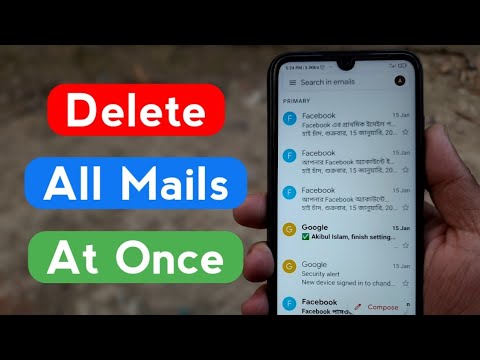 Delete All Gmail Mails at Once 📧