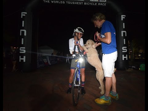 Dorina Vaccaroni RAAM 2023. First place 60+ female. New world record