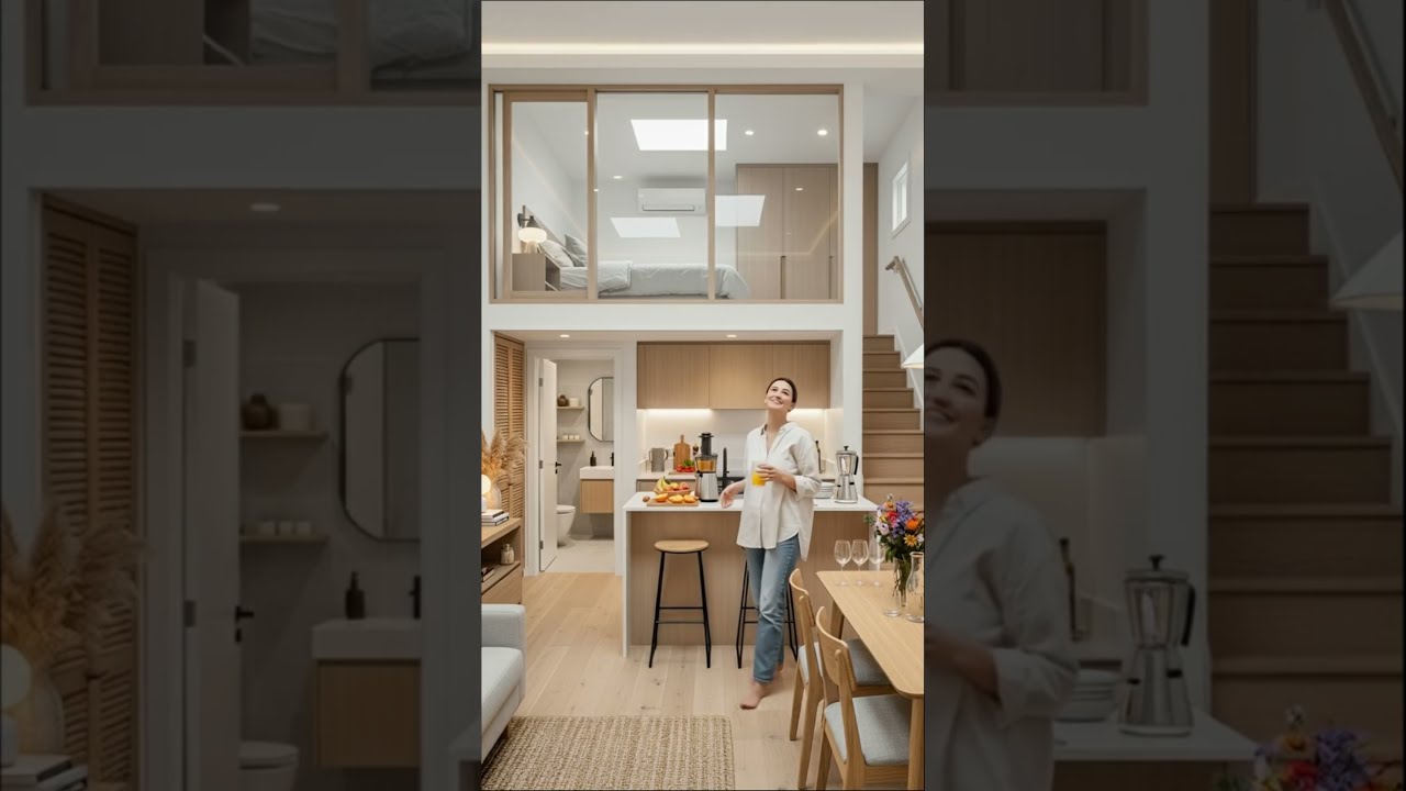 Chic Tiny House Interior Ideas: Minimalist Loft & Japanese-Inspired Kitchen 🏡