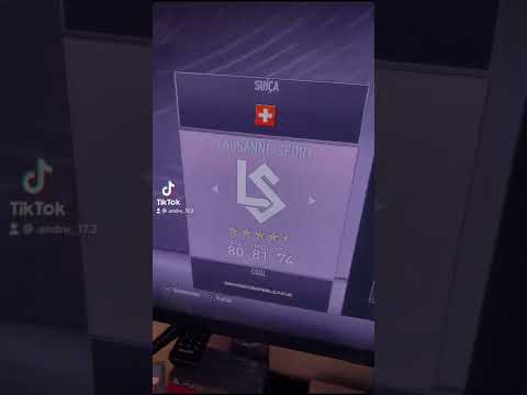 L’équipe de Lausanne sport que j’ai fait