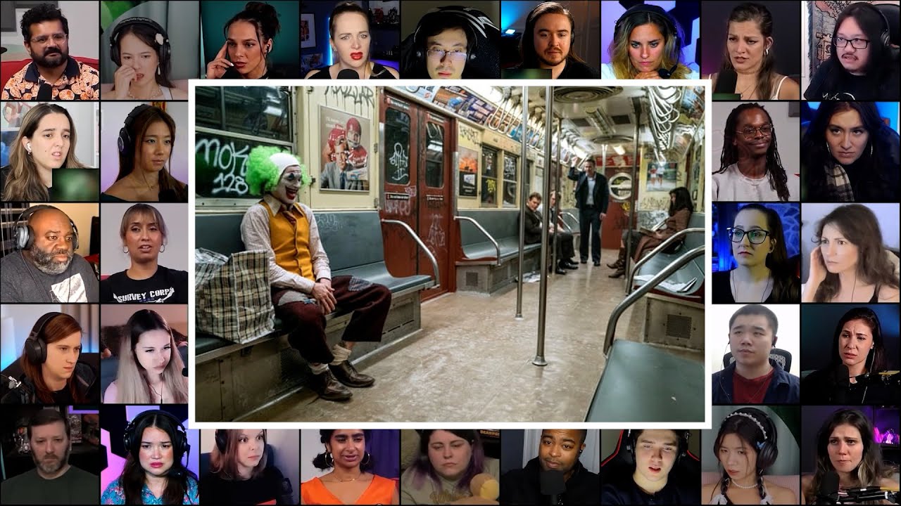 Joker Kills 3 in Subway | Reaction Mashup 🎭