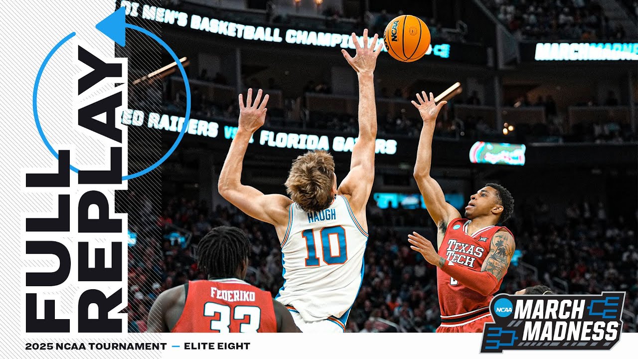Florida vs. Texas Tech Elite Eight Replay 🏀