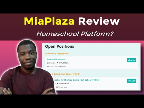 MiaPlaza Review | A Homeschooling Platform. Can you earn money here.