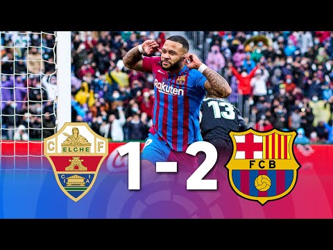 Elche vs Barcelona [1-2], La Liga 2022 - MATCH REVIEW
