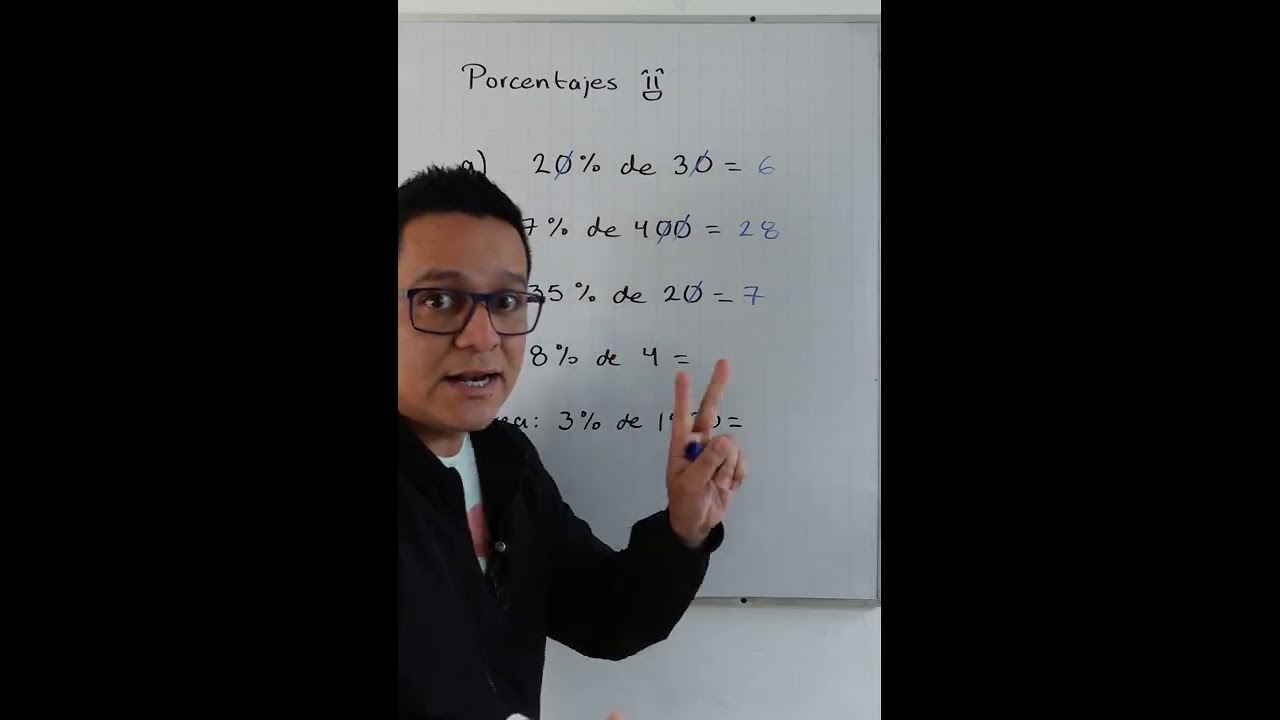 Fácil truco para calcular porcentajes en segundos ⏱️