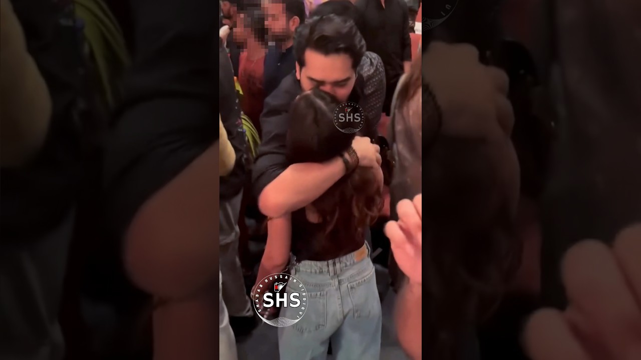 Humayun Saeed Meets Saboor Aly at Hotel Jaane Jaan