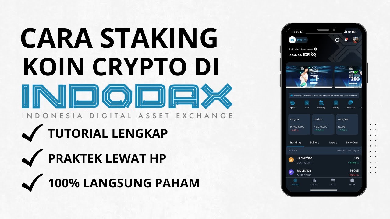 Panduan Mudah Staking Koin Crypto di Indodax 🚀