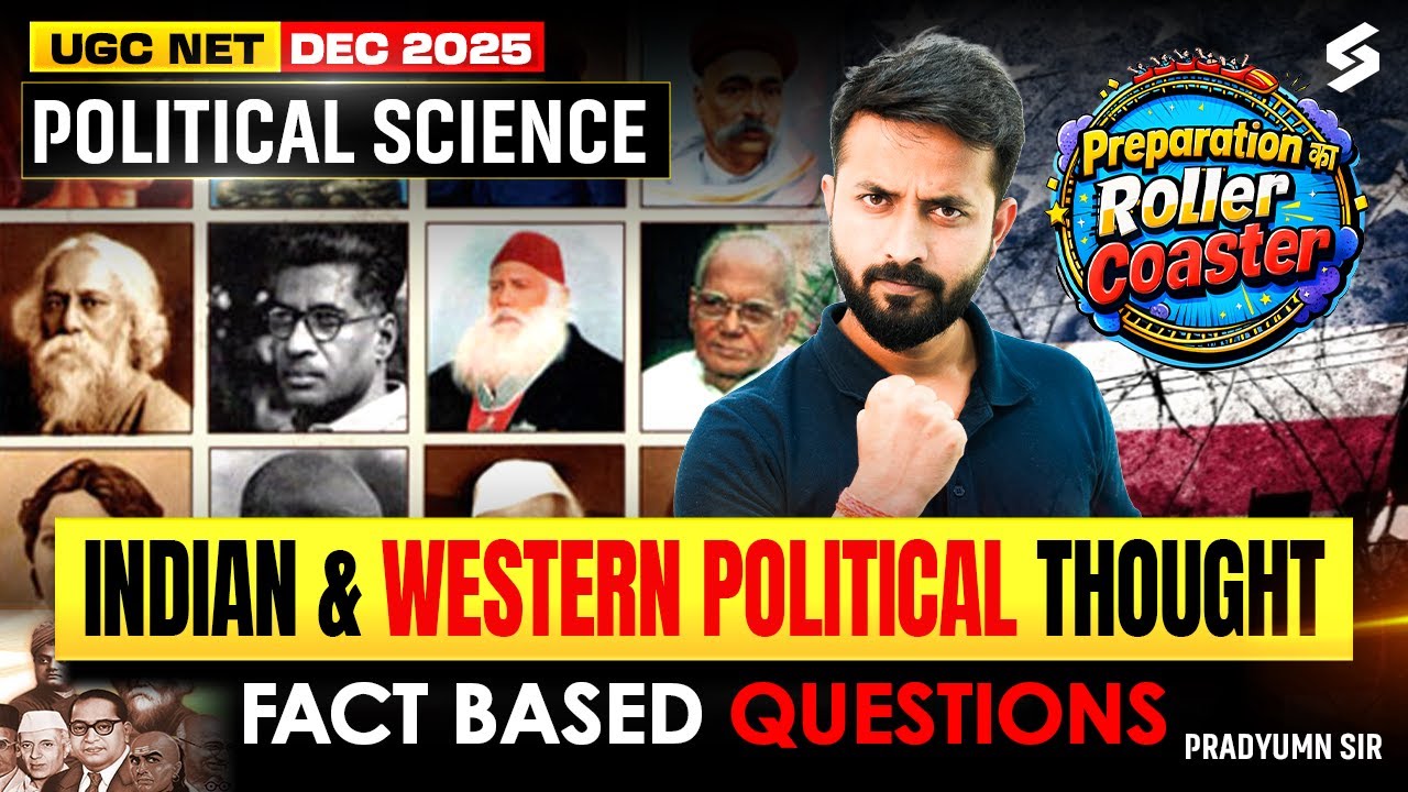 UGC NET Political Science Classes | Indian & Western Thought 2025