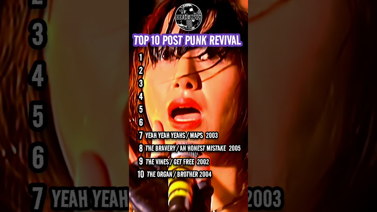 TOP 10 POST PUNK REVIVAL 2000's