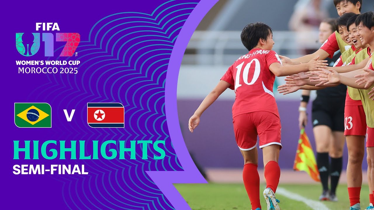 Brazil vs Korea DPR Highlights | Exciting Moments from FIFA U-17 Women's World Cup Morocco 2025 ⚽