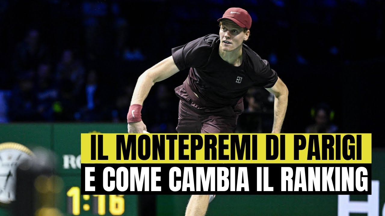 Sinner a Parigi: Quanto può guadagnare vincendo il torneo? 🔥 Come potrebbe cambiare il suo ranking