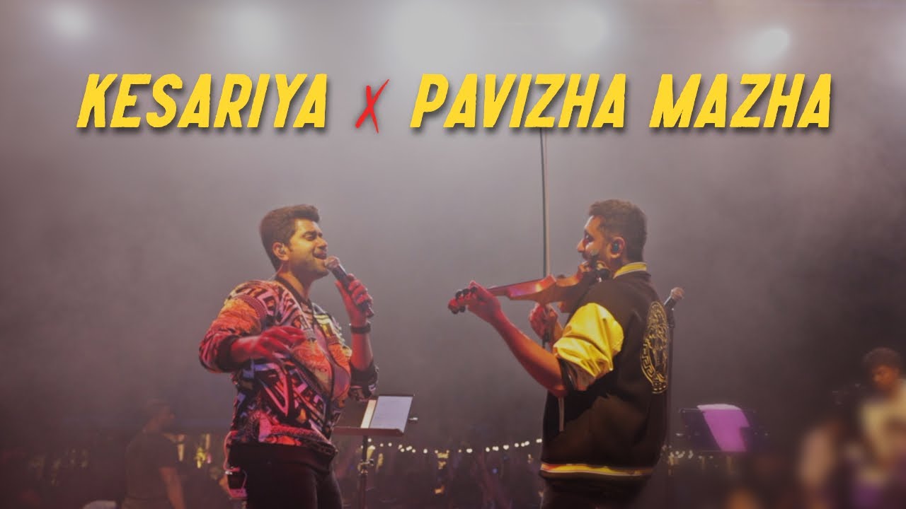 Kesariya & Pavizha Mazha Live Performance | The NonViolinist Project ft. Anand Aravindakshan 🎶