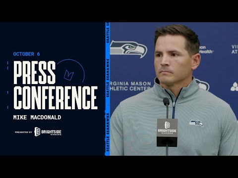 Head Coach Mike Macdonald Recaps Week 5, Gives Updates On Injured Players