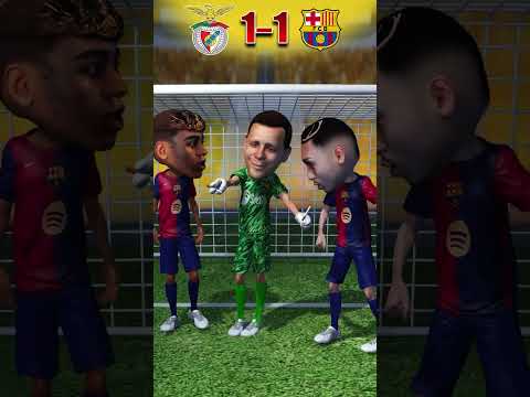 ملخص برشلونة وبنفيكا 3-1 في دوري الابطال ⚽#برشلونة #barcelona #benfica