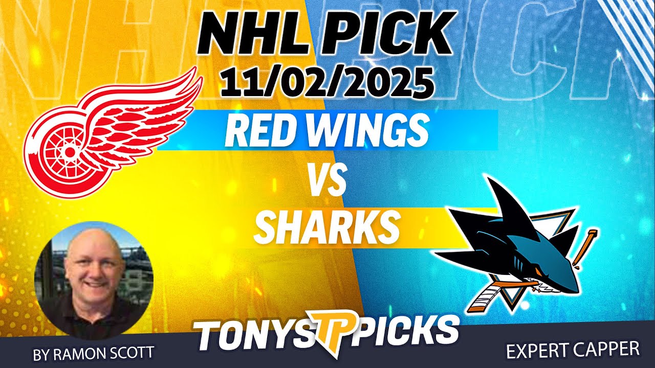 Red Wings vs. Sharks NHL Betting Odds & Expert Picks for 11/2/25 ๐