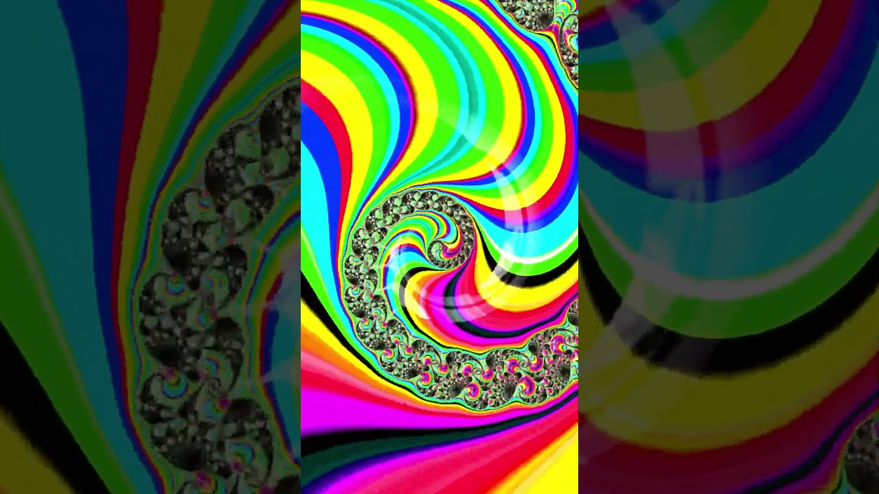Mandelbrot's Electric Circus: Psychedelic Spiral Art 🎨