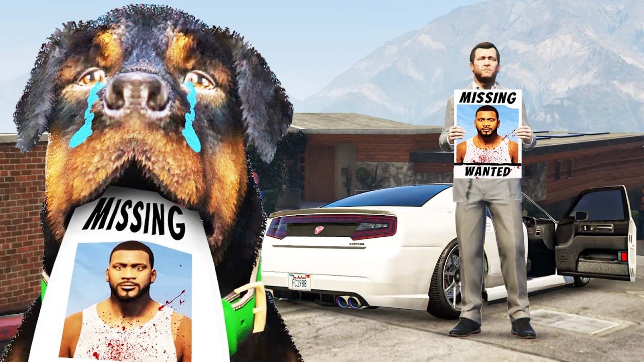 GTA 5: Franklin Missing, Chop Leads Rescue 🐶