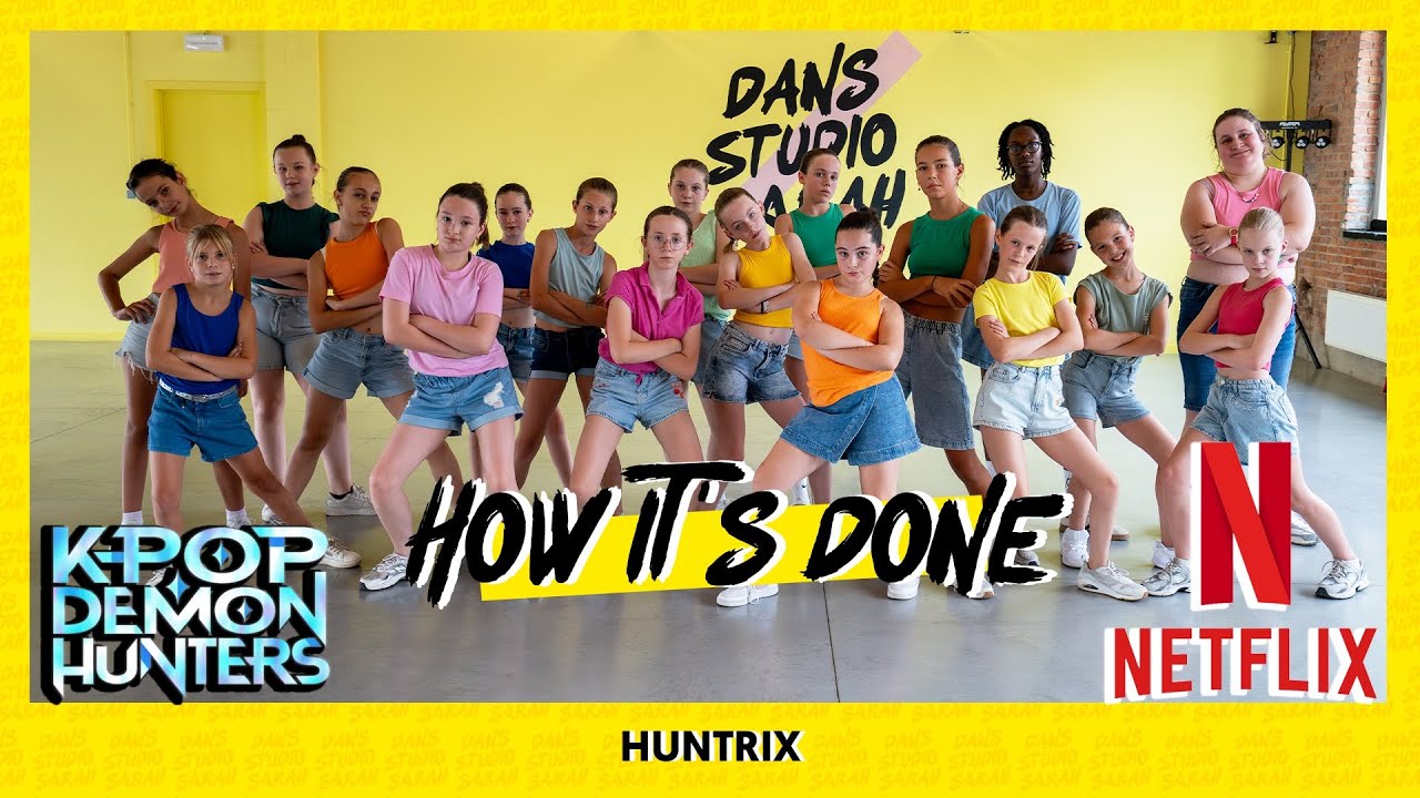 Kids Dance Choreography | Kpop Demon Hunters | Huntrix Dance Video 🎶