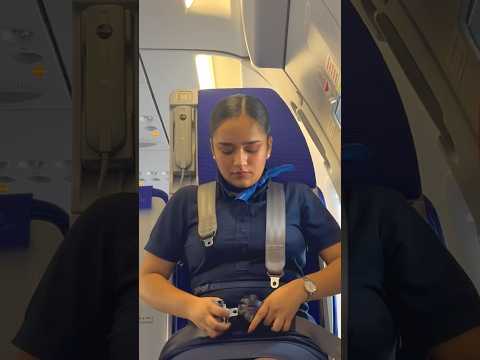 A day in a life of a Cabin Crew | Indigo #trending #indigo #cabincrew #airhostess #youtubeshorts #go