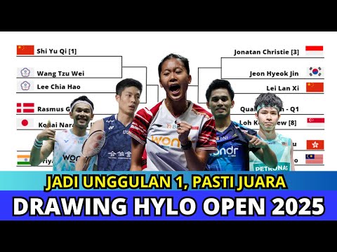HASIL DRAWING HYLO OPEN 2025 #hyloopen2025