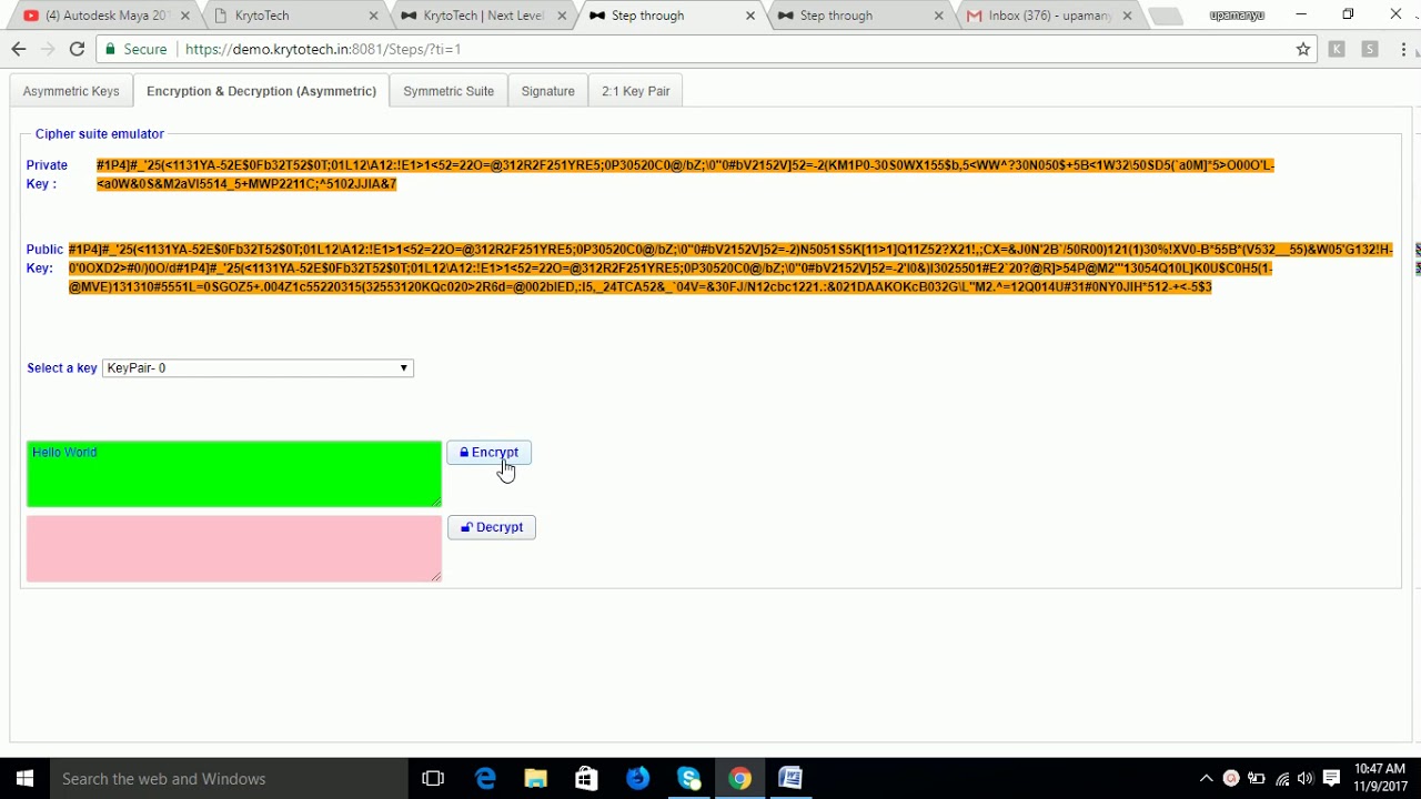 Understanding Symmetric & Asymmetric Cryptography: Key Generation, Encryption & Decryption π‘οΈ