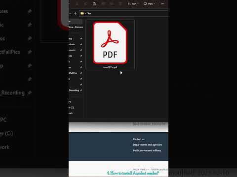 How to Install Adobe Acrobat Reader on your Computer #shorts