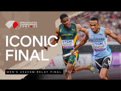 Botswana claims gold on the line in the men's 4x400m | World Athletics Championships Tokyo 25