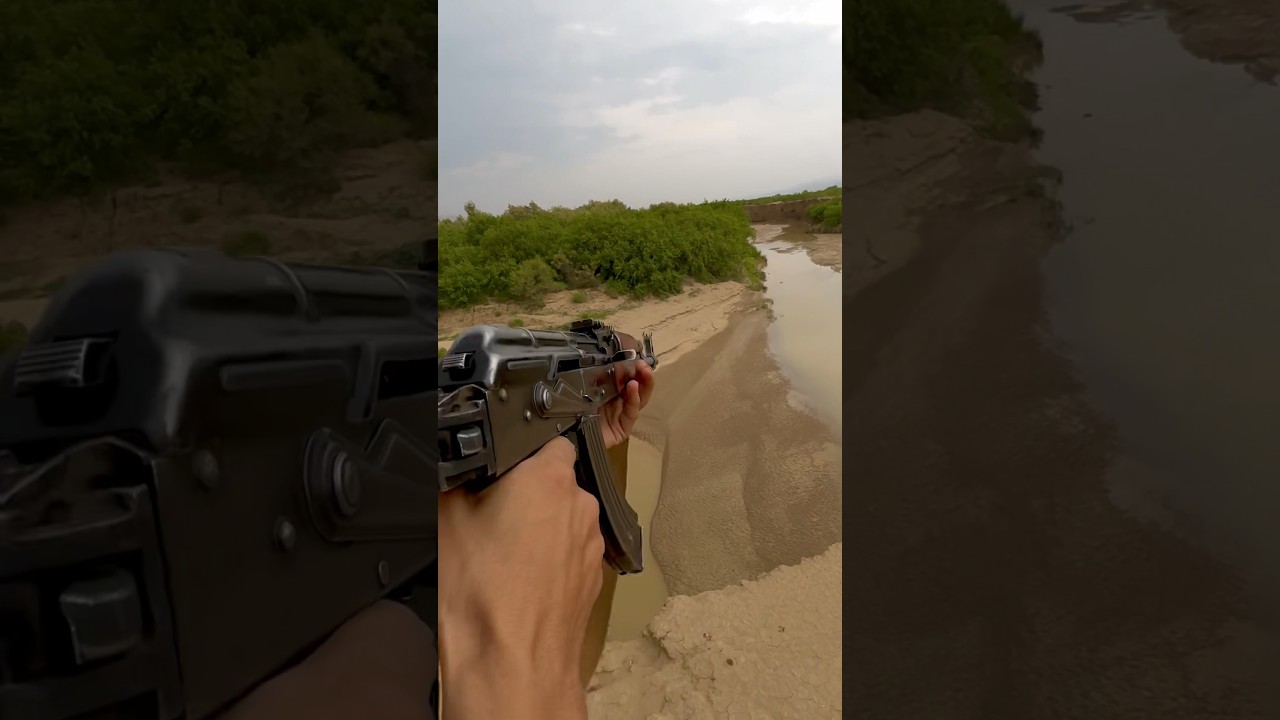 Epic AK-47 Shooting on Sand | Trending PUBG Mobile Short 🎯