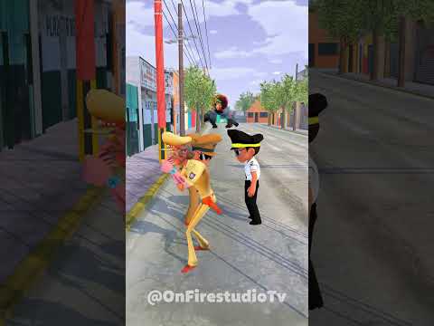Inspector Chingum Hit a Street light with Little Singham Familly in OHIO #ytshorts #viral