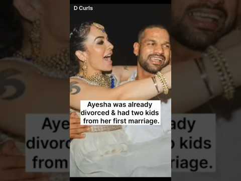 Shikhar Dhawan's Relationship With Ayesha Mukherjee 💔💔 #shikhardhawan #ayeshamukherjee #rumors
