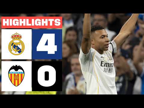 REAL MADRID 4 - 0 VALENCIA CF | RESUMEN LALIGA EA SPORTS