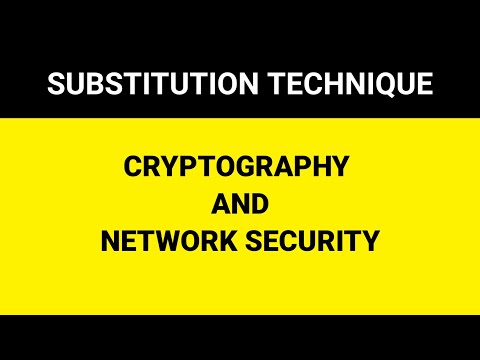 Caesar Cipher | Substitution Technique in Cryptography and Network Security |CNS | WELCOME ENGINEERS