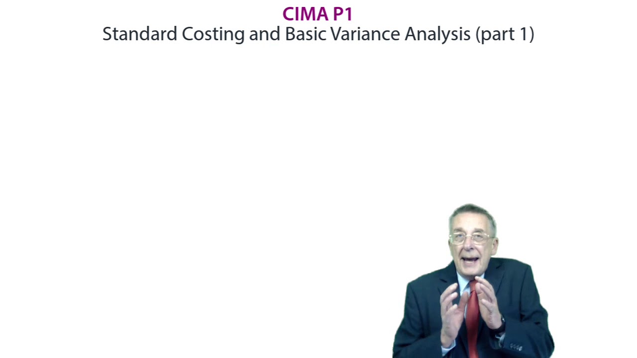 Standard Costing for CIMA P1 📊