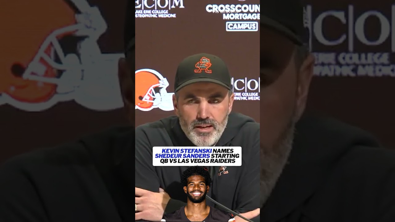 Shedeur Sanders to Start vs Raiders this Sunday 🏈