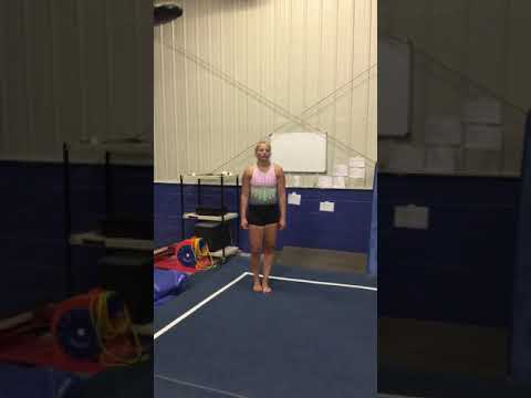 Round-off Back Handspring Back Tuck on Floor